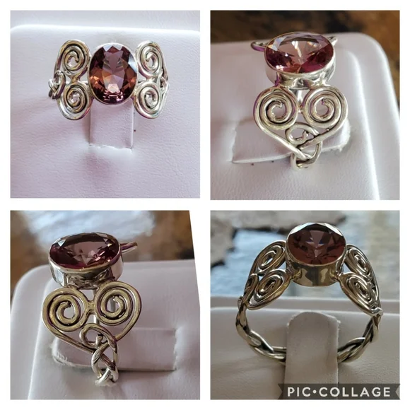 2.5 Color Changing Alexandrite Ring Size 9 - Picture 2 of 7